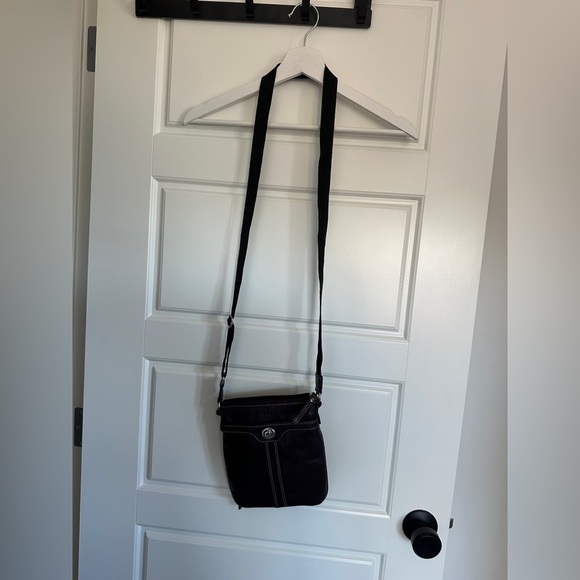 Brown Genuine Italian Leather Crossbody Bag - Picture 4 of 4